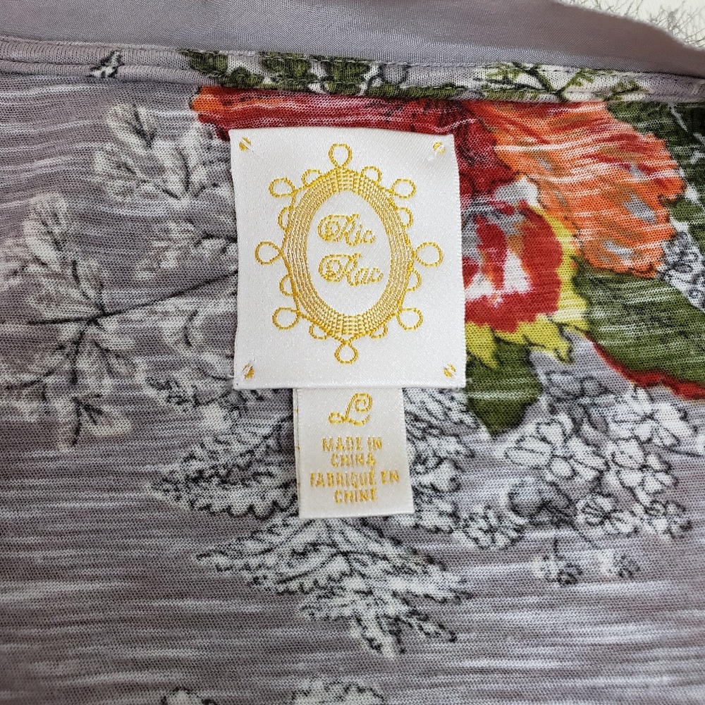 Anthropologie Ric Rac Layered Floral Blouse - Picture 5 of 6